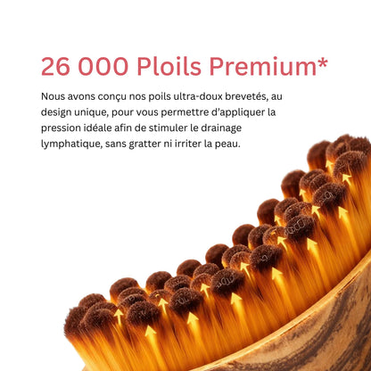 Brosse de drainage lymphatique visage VitaPulsea™️