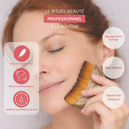 Brosse de drainage lymphatique visage VitaPulsea™️