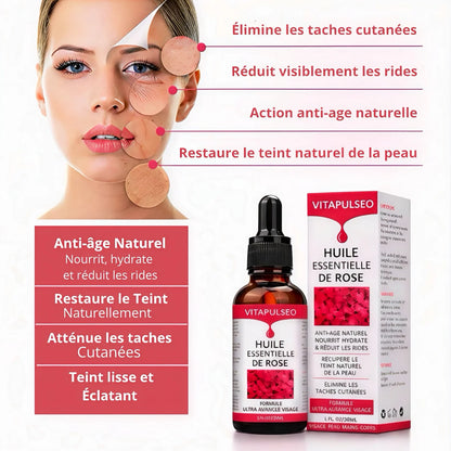 Huile Essentiel Rose 100% Naturel